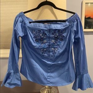 Off the shoulder blouse